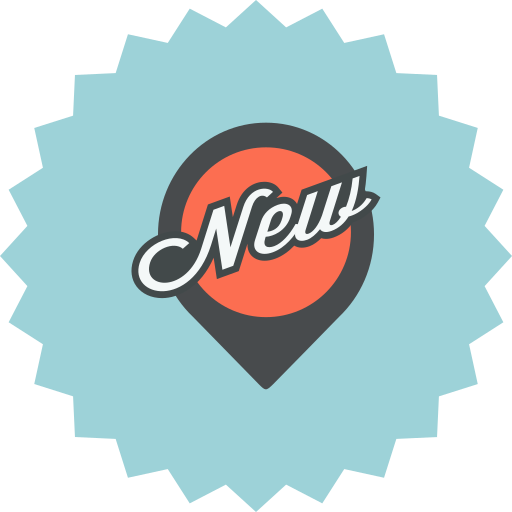 Advertising, ecommerce, location, map pointer, new, pin, pointer icon